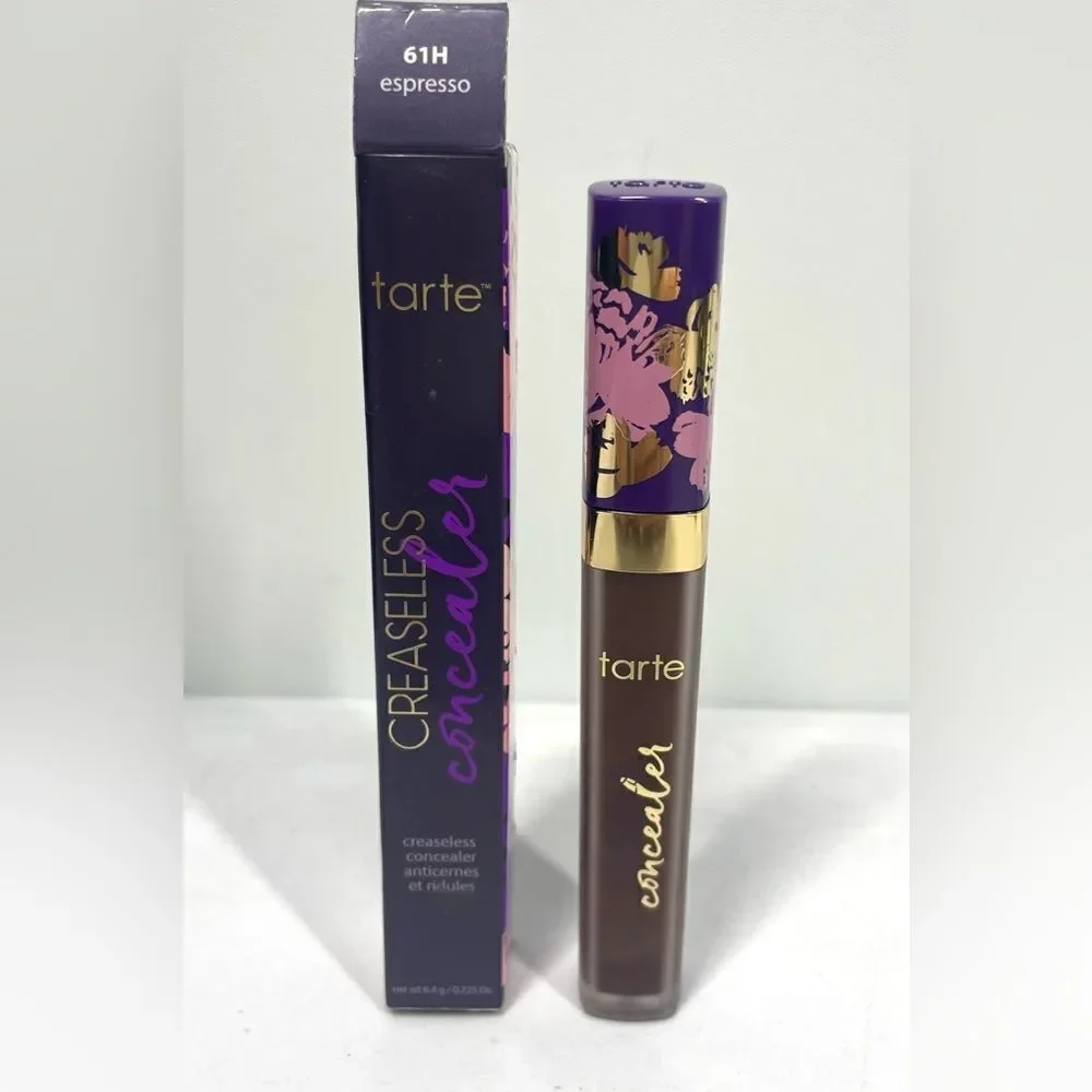 Tarte Creaseless Concealer ~ 61H ESPRESSO ~ Full Size NIB